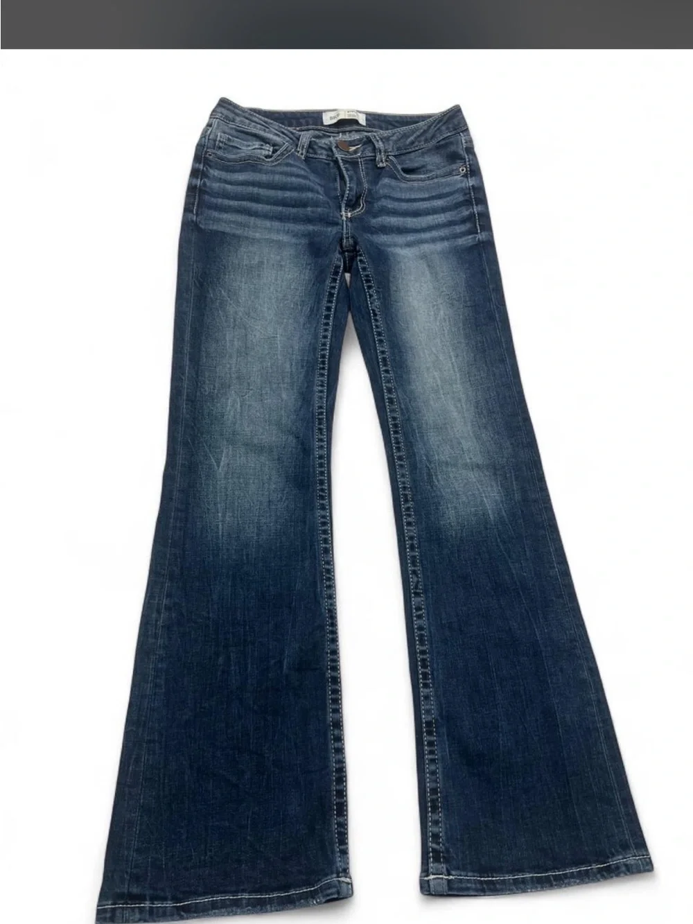 BKE Women's Dark Blue Flare Jeans 25x29.5